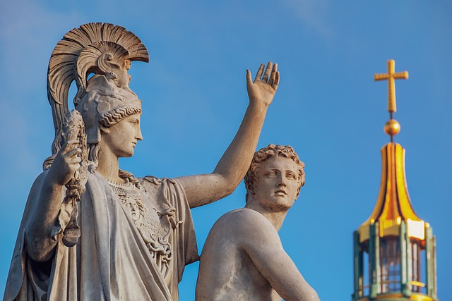 sculpture greek gods figures monument