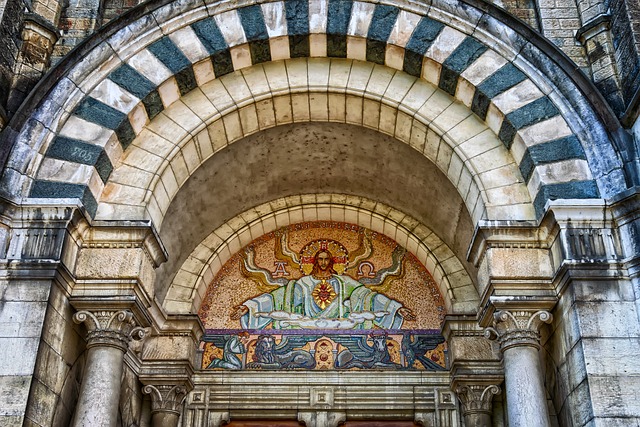 door cathedral archway
