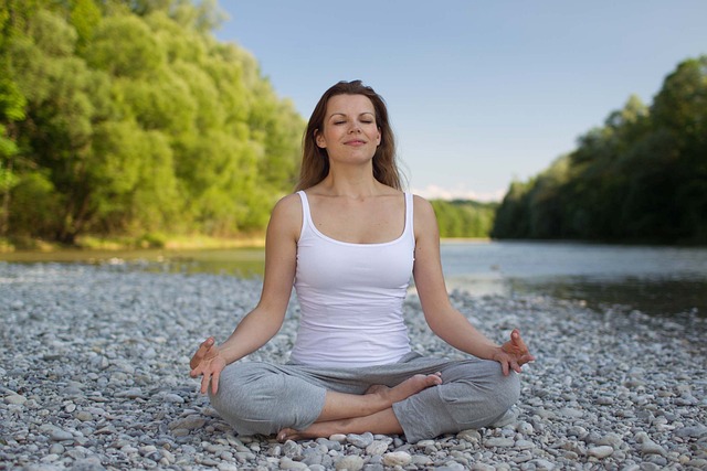 woman meditation yoga