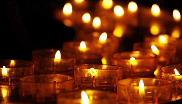 faith candles candlelight